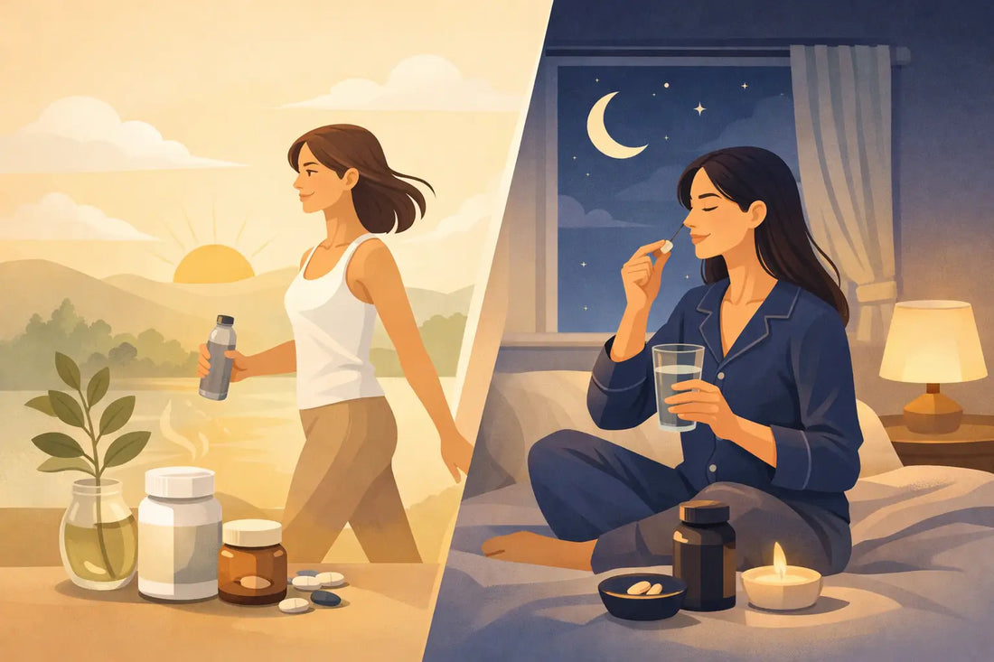 Morning Supplements vs Evening Supplements