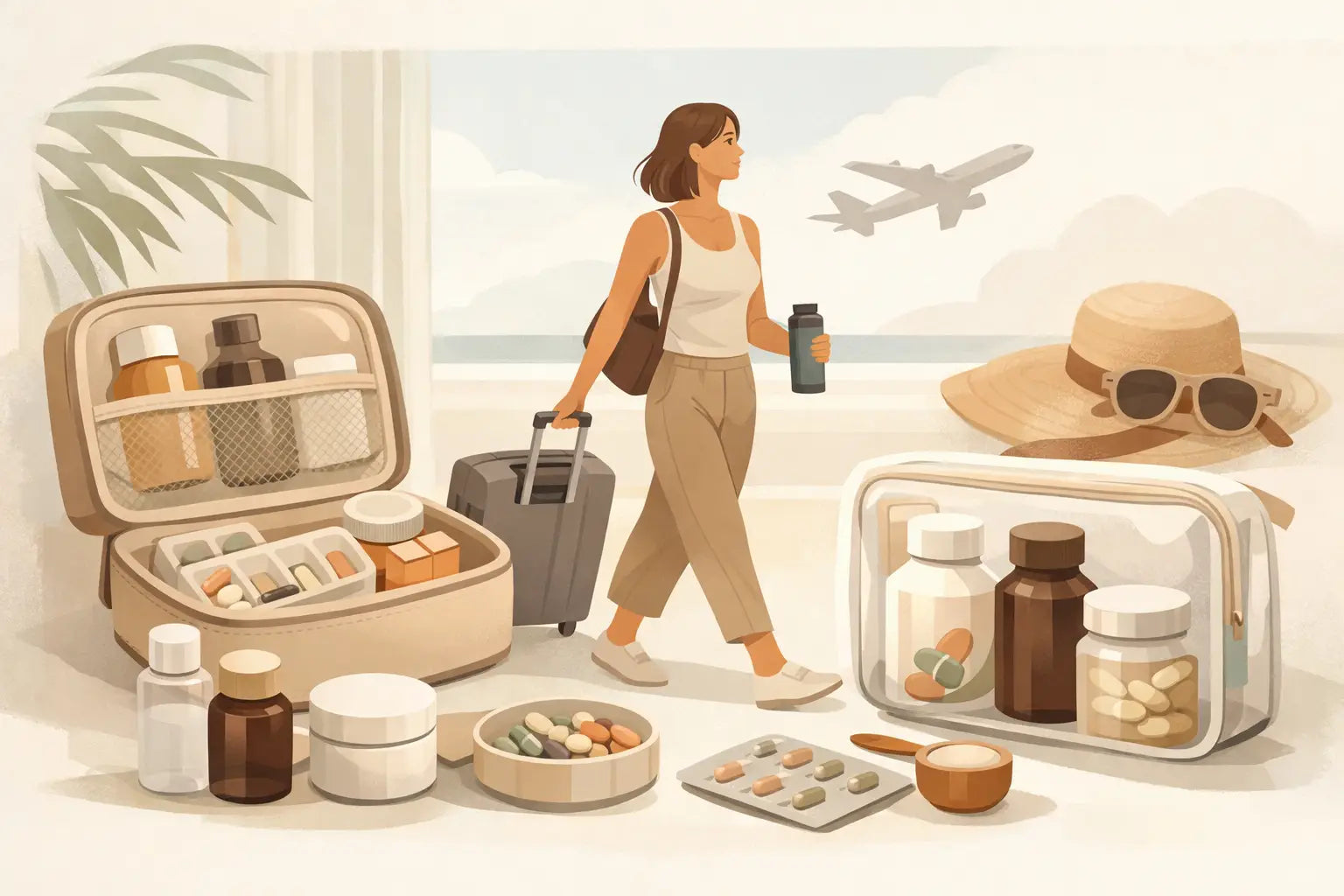 How to Pack Supplements for Travel